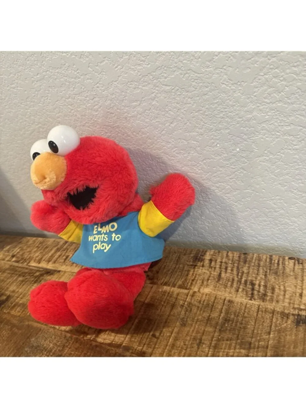 1993 Kid Dimension Sesame Street Elmo Wants To Play Plush 16